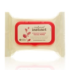 Natural Instinct Hydrating Cleansing Facial Wipes 