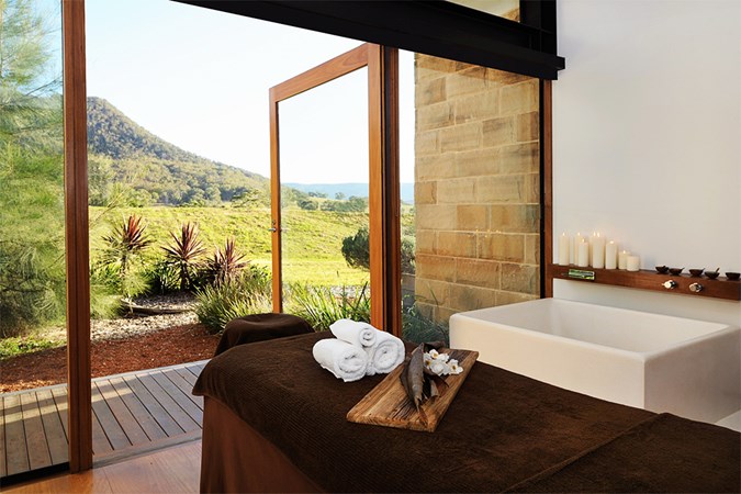 Treatment rooms with an outback view at the ultra-chic One&Only Spa