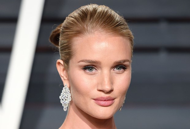 Rosie Huntington Whitely bridal hair