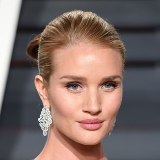 Rosie Huntington Whitely bridal hair