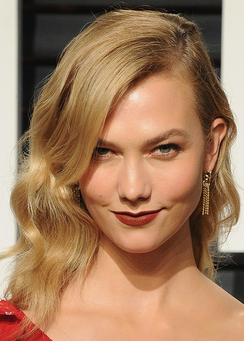 Karlie Kloss Blonde Brow Hair Colour