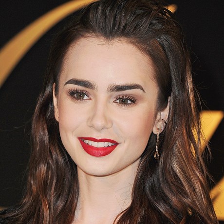 Simple Steps For Rocking A Bold Lip With Confidence - Lily Collins