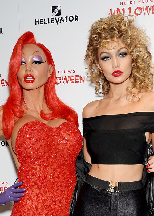 Gigi Hadid and Heidi Klum Halloween 2015