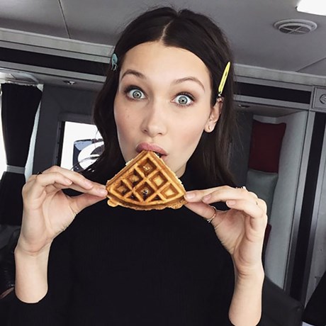 Bella Hadid Waffle