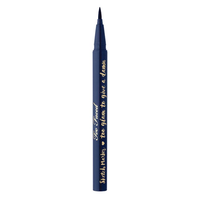 Too Faced Sketch Marker Eyeliner in Deep Navy