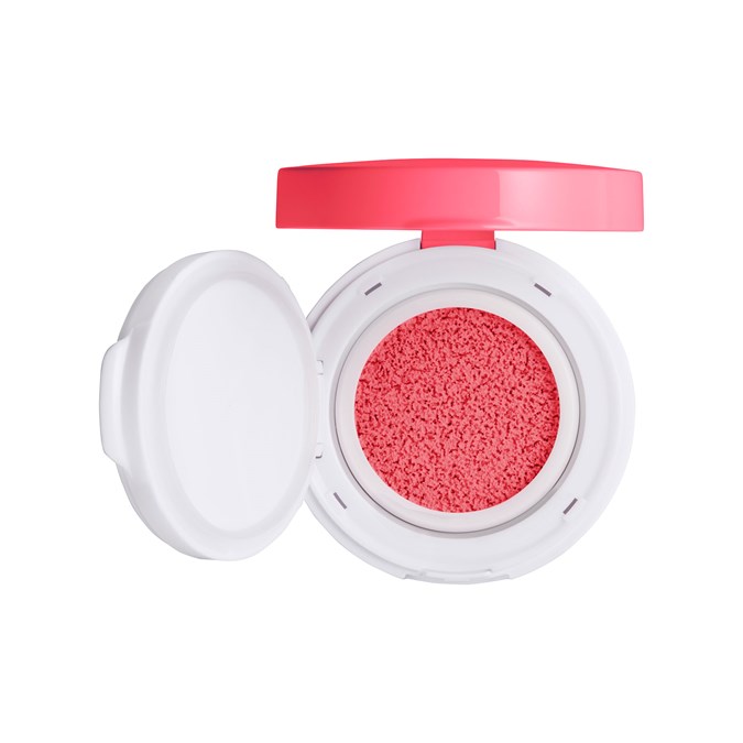 shu uemura fresh cushion blush in Tokyo Vibe Red 