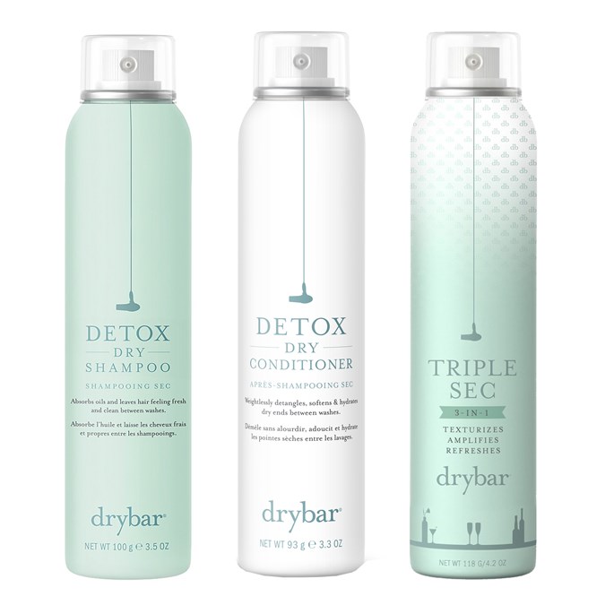 DryBar Detox Dry Shampoo, DryBar Detox Dry Conditioner, DryBar Triple Sec 3-in-1