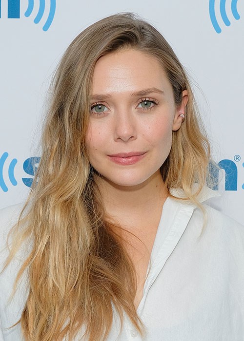 Elizabeth Olsen white shirt