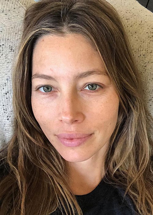 Jessica Biel no makeup