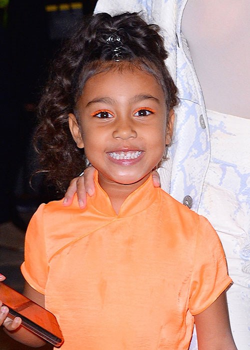 North West's Orange Eyeliner