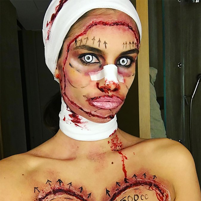 Sara Sampaio Halloween look