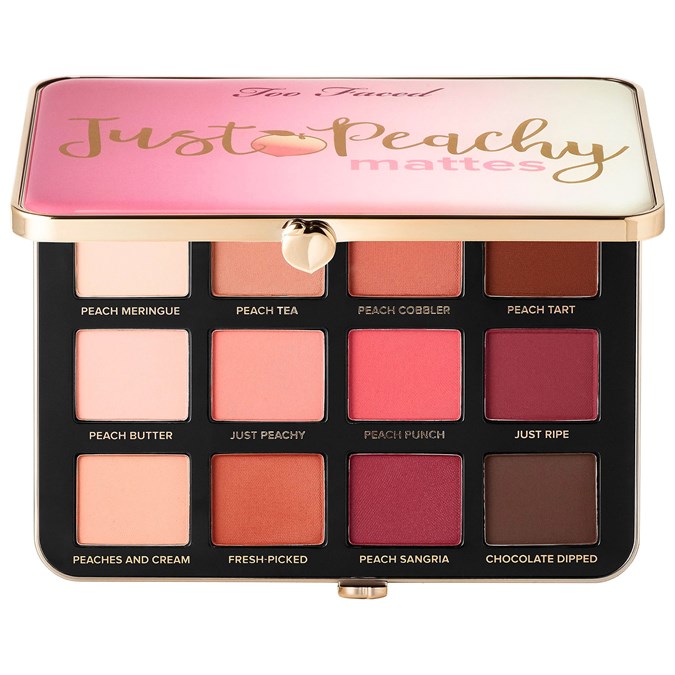 Too Faced Just Peachy Velvet Mattes Eyeshadow Palette