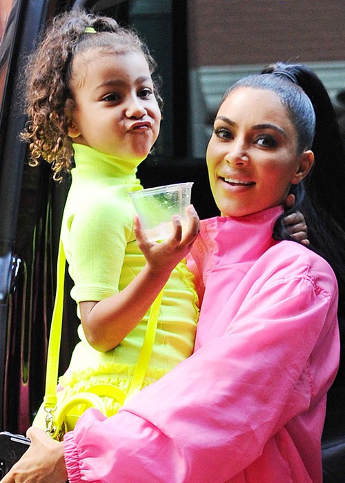 Kim Kardashian and North West