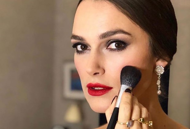 Keira Knightley Makeup Red Lipstick