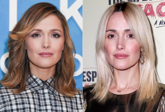 Rose Byrne Hair transformation 2018