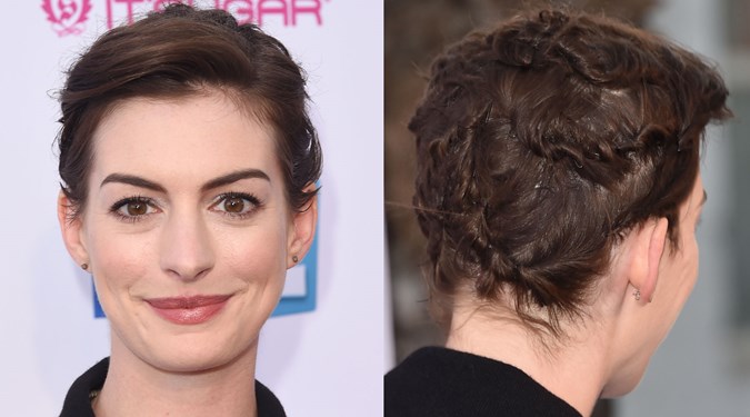 Easy Hairstyles for Short Hair - Anne Hathaway