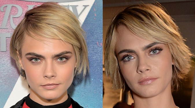 Easy Hairstyles for Short Hair - Cara Delevingne