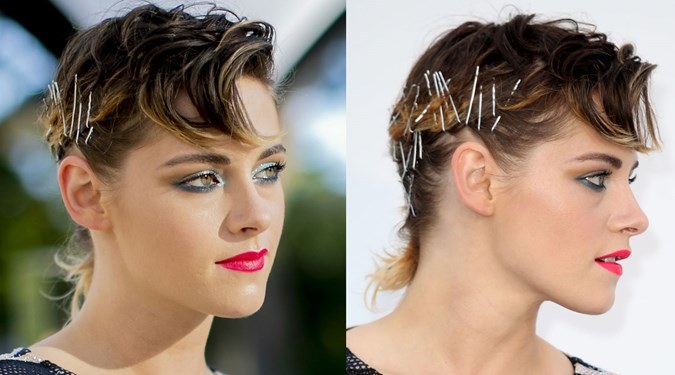 Easy Hairstyles for Short Hair - Kristen Stewart