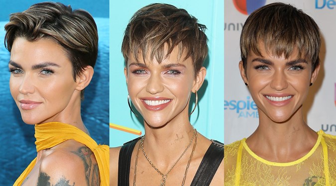 Easy Hairstyles for Short Hair - Ruby Rose