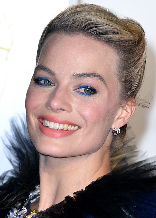 Get The Look: Margot Robbie’s Glossy Blue Eyeliner 2019 BAFTAs