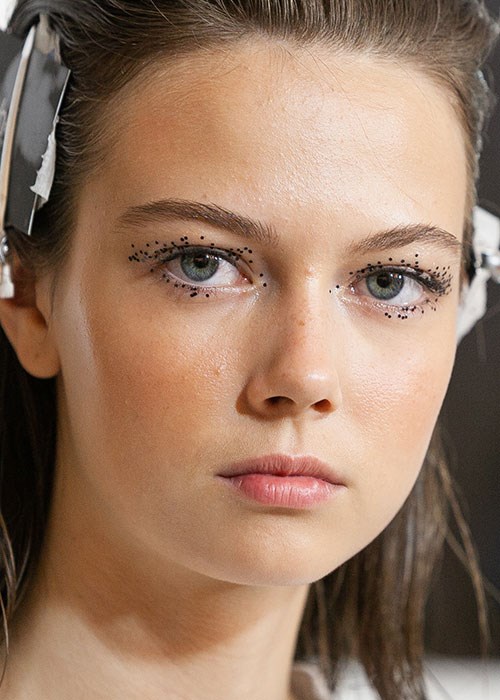 MBFWA new way to wear glitter makeup