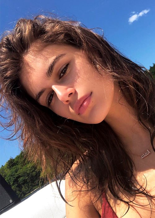 Kaia Gerber hair transformation