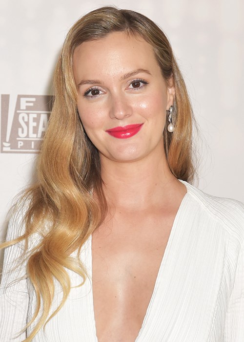 Leighton Meester Debuts The Wavy Caramel-Hued Bob Of Your Dreams