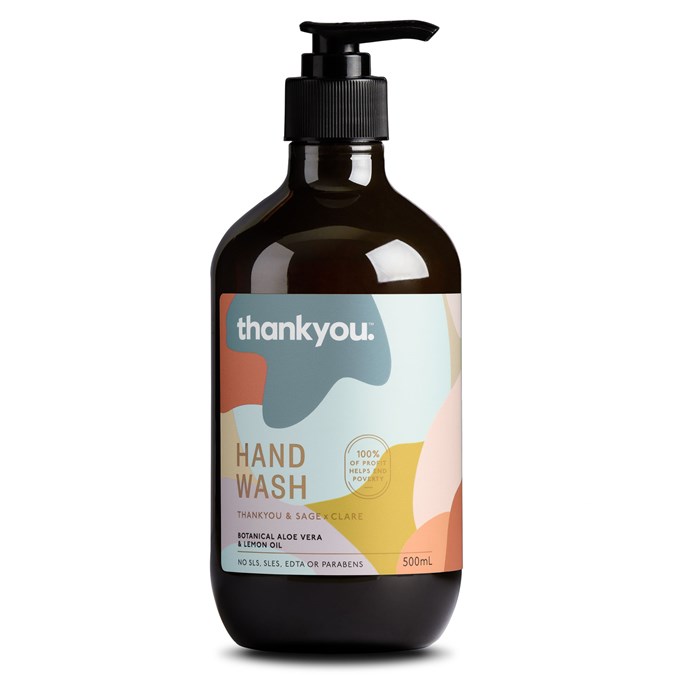 Thankyou and Sage x Clare Botanical Aloe Vera & Lemon Oil Hand Wash