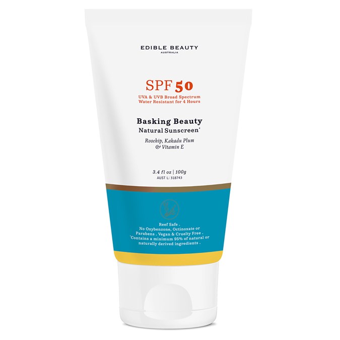 Edible Beauty Basking Beauty Natural Sunscreen SPF 50