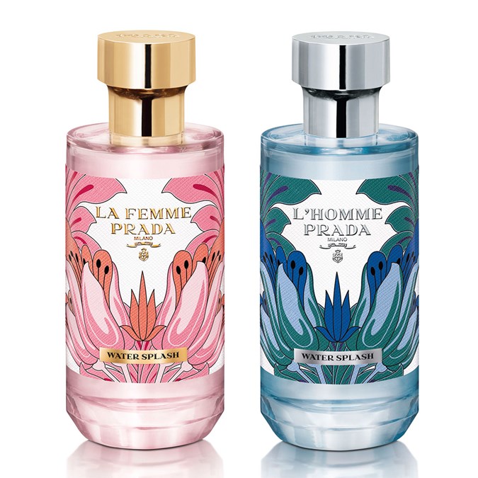 Prada La Femme Watersplash and L’Homme Watersplash 