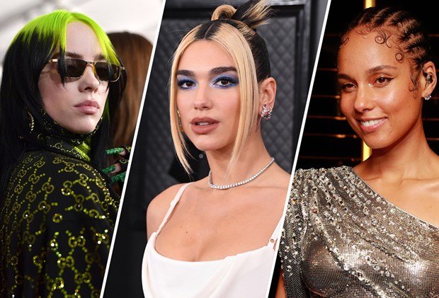 The Best Celebrity Beauty Looks From The Grammy Awards