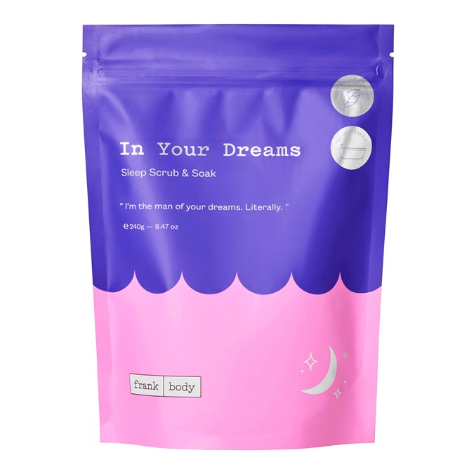 Frank Body In Your Dreams Sleep Scrub Soak 