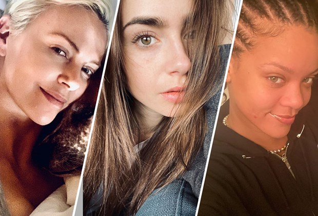 The Best Celebrity Makeup-Free Selfies Of 2020 So Far