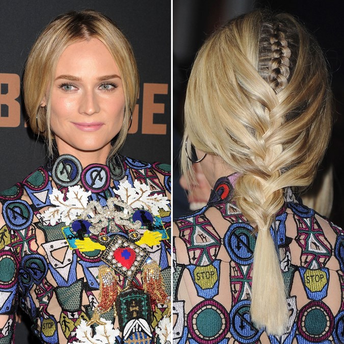 Best Plait Hairstyles - Diane Kruger