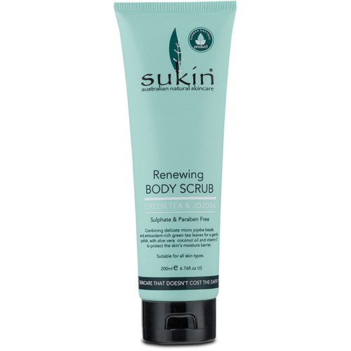 Sukin Naturals Renewing Body Scrub - Green Tea and Jojoba