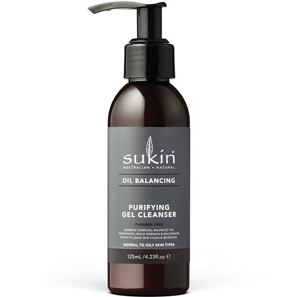 Sukin Oil Balancing Plus Charcoal Purifying Gel Cleanser