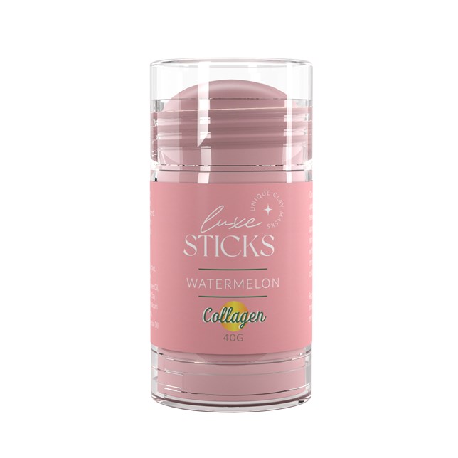 LuxeSticks Watermelon Collagen Clay Stick
