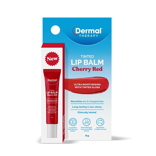 Dermal Therapy Tinted Lip Balm in Cherry Red