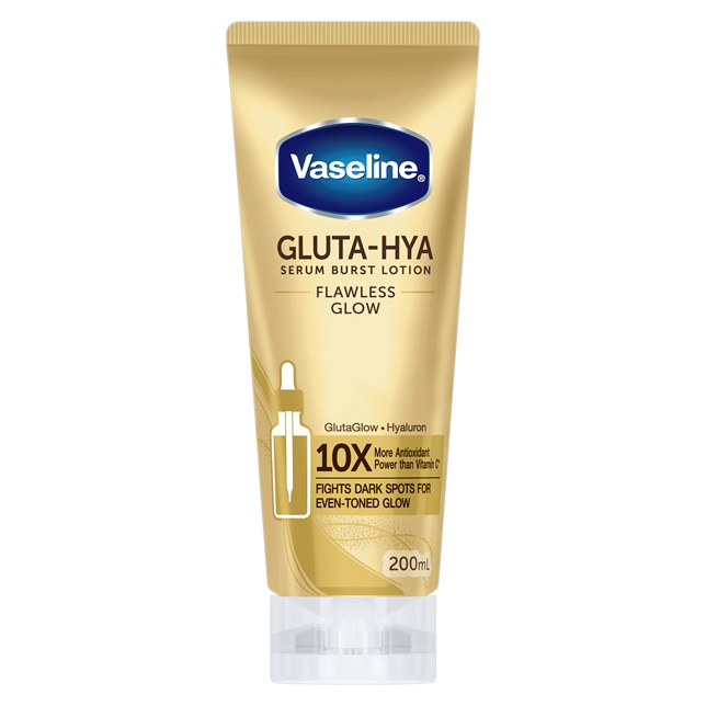 Vaseline Gluta-Hya Serum Burst Flawless Glow Lotion