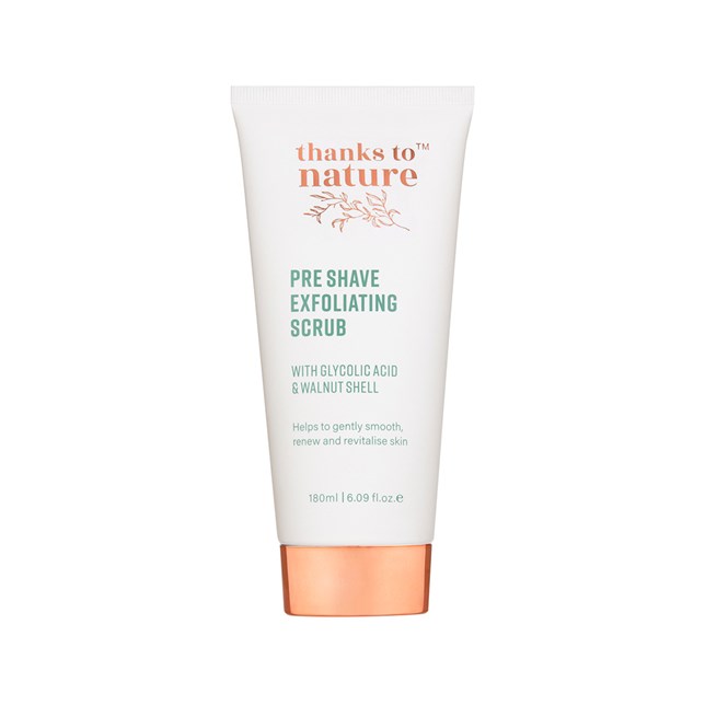 Thanks to Nature Pre-Shave Exfoliating Scrub 