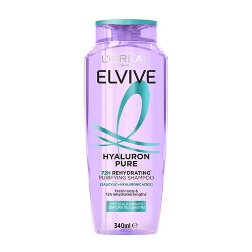 L’Oréal Paris Elvive Hyaluron Pure 72H Rehydrating Purifying Shampoo