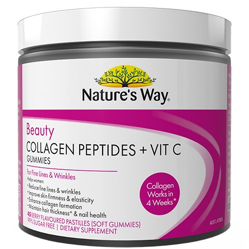 Nature’s Way Beauty Collagen Peptides + Vit C Gummies