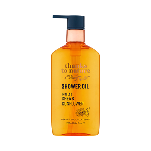 Thanks to Nature Indulge Shea & Sunflower Shower Oil