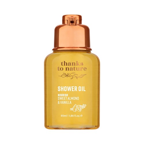 Thanks to Nature Nourish Sweet Almond & Vanilla Shower Oil Mini