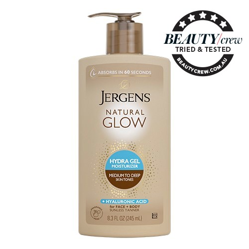 JERGENS Natural Glow Hydra Gel Moisturizer – Medium to Deep
